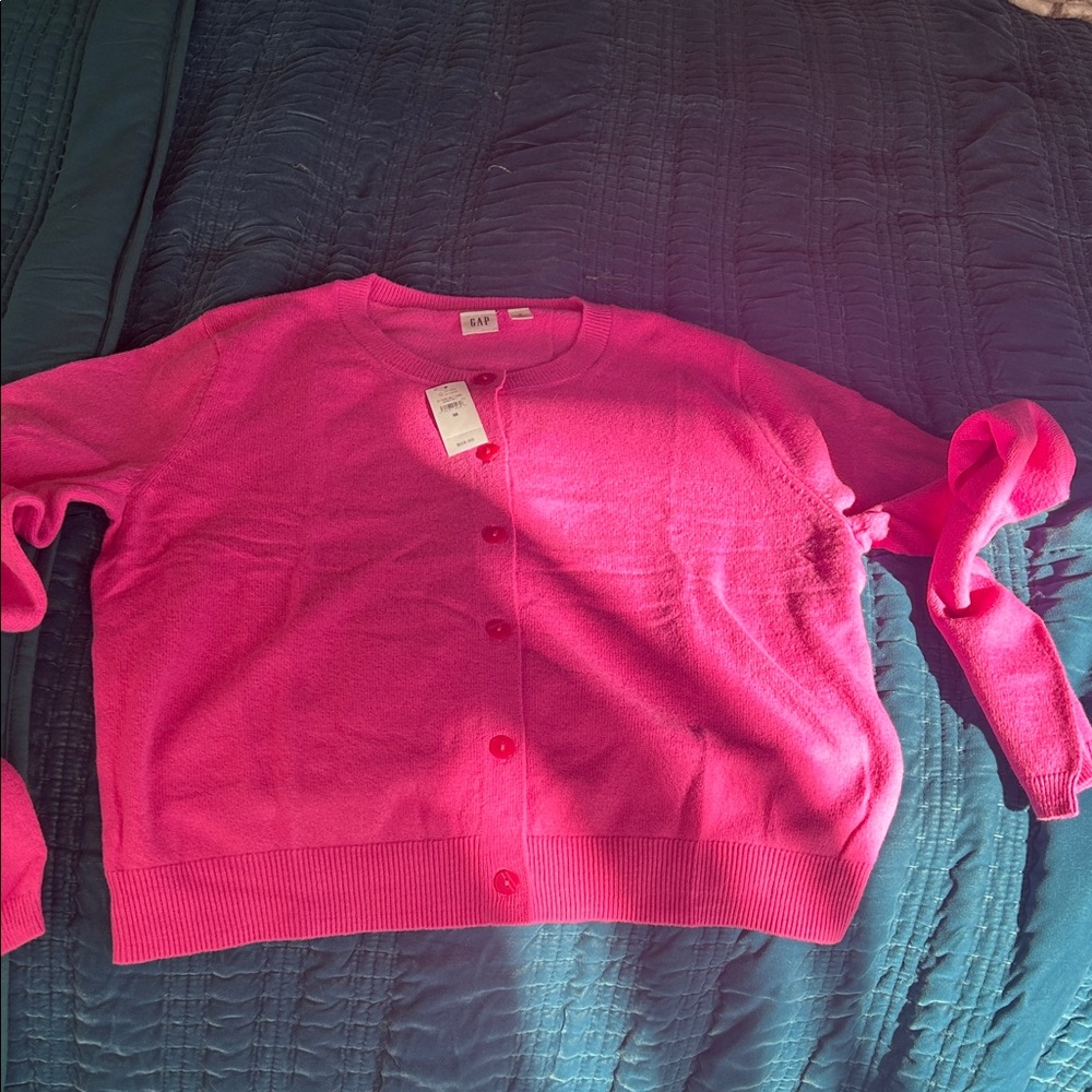 hot pink sweater